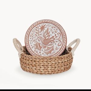 Bread Warmer & Basket - Bird Round